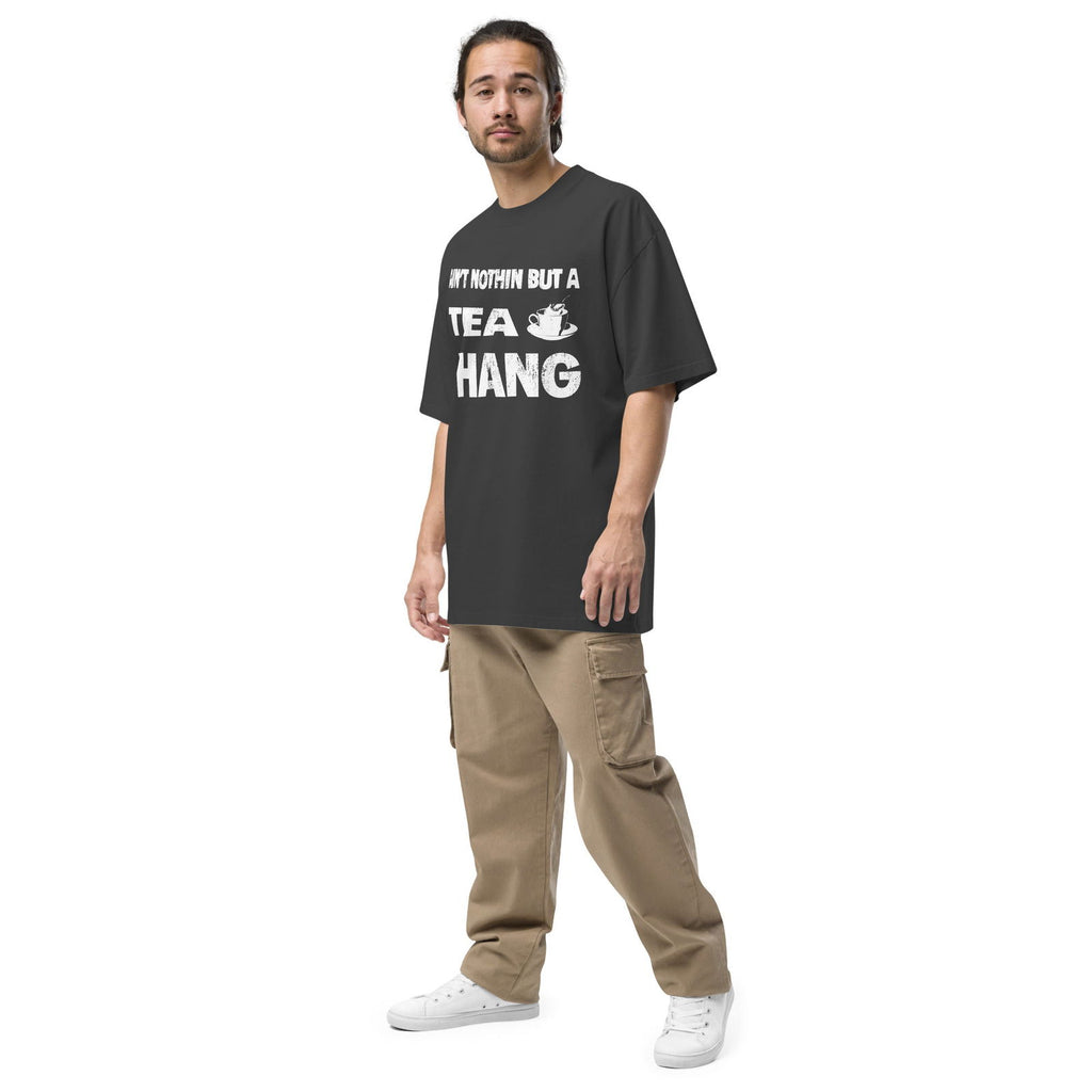 Ain't Nothin' But a Tea Thang Oversized Faded T-Shirt - Popstar Panda