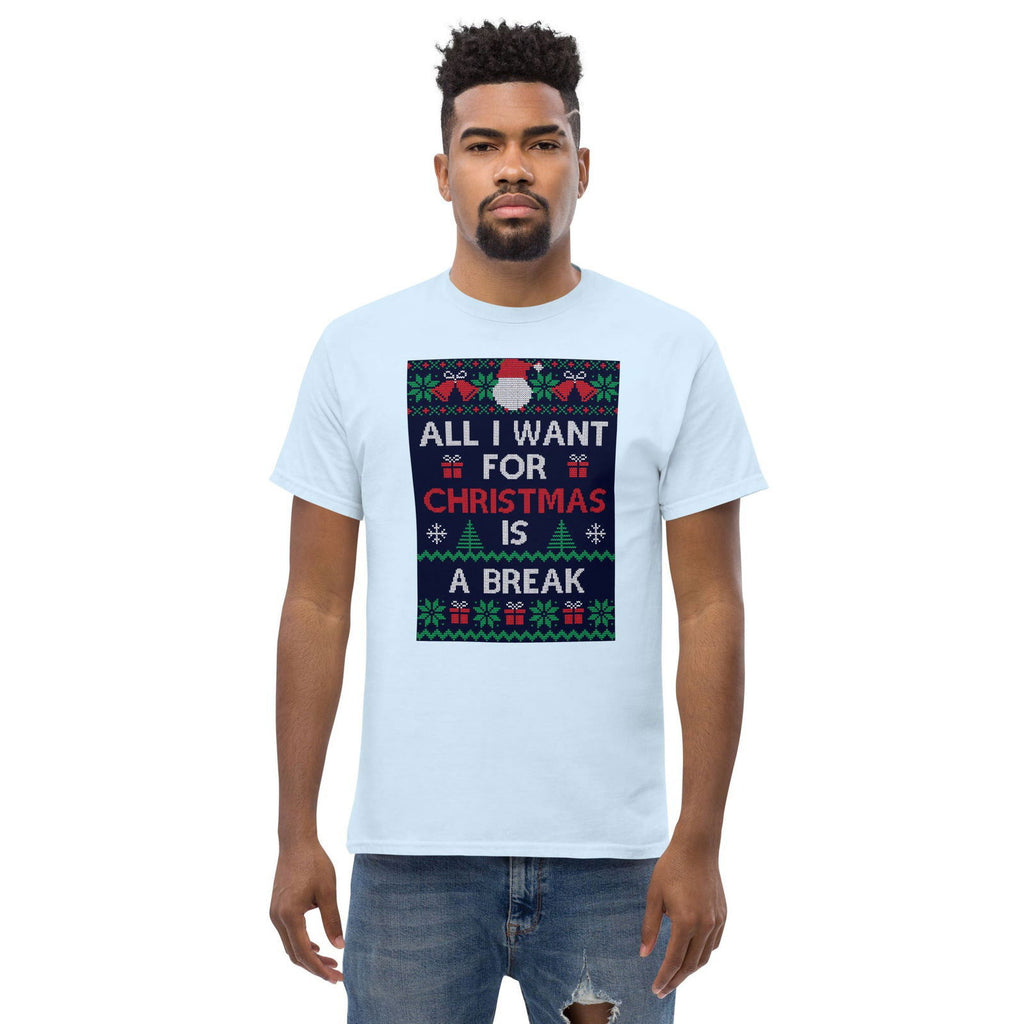 All I Want For Christmas Is A Break Unisex T-Shirt - Popstar Panda