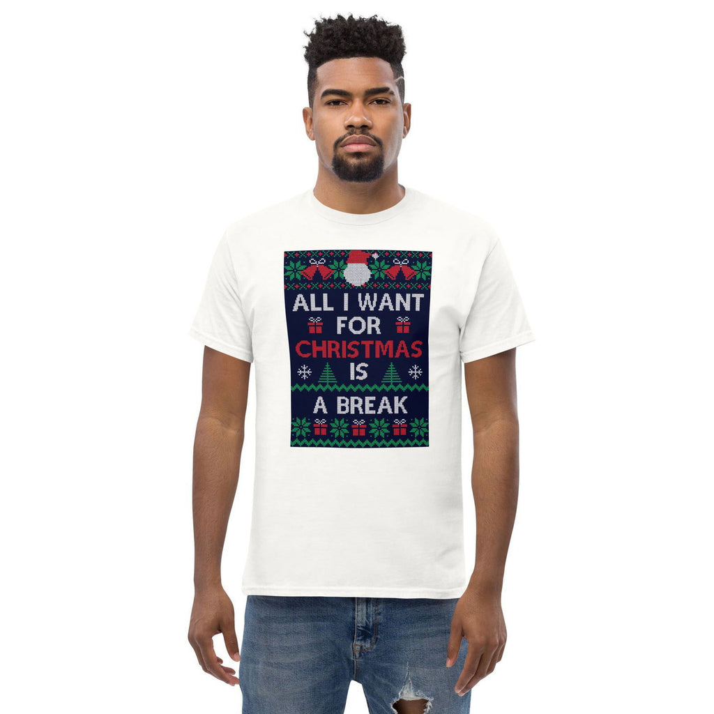 All I Want For Christmas Is A Break Unisex T-Shirt - Popstar Panda