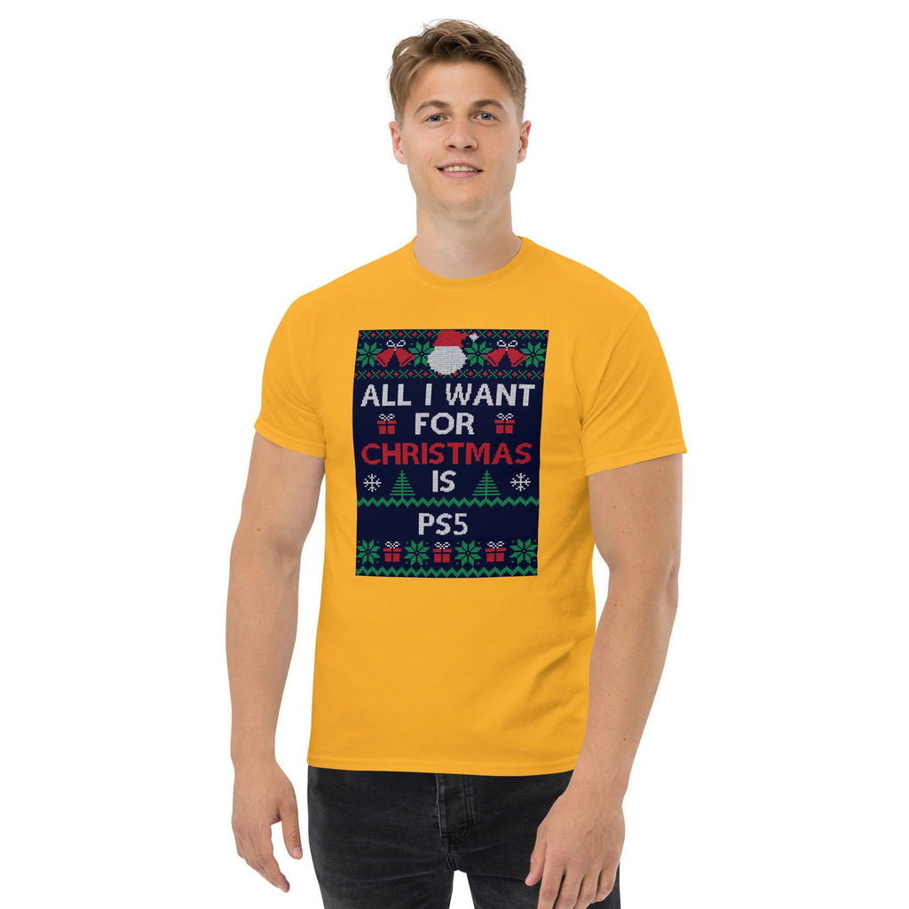 All I Want For Christmas Is PS5 Unisex T-Shirt - Popstar Panda
