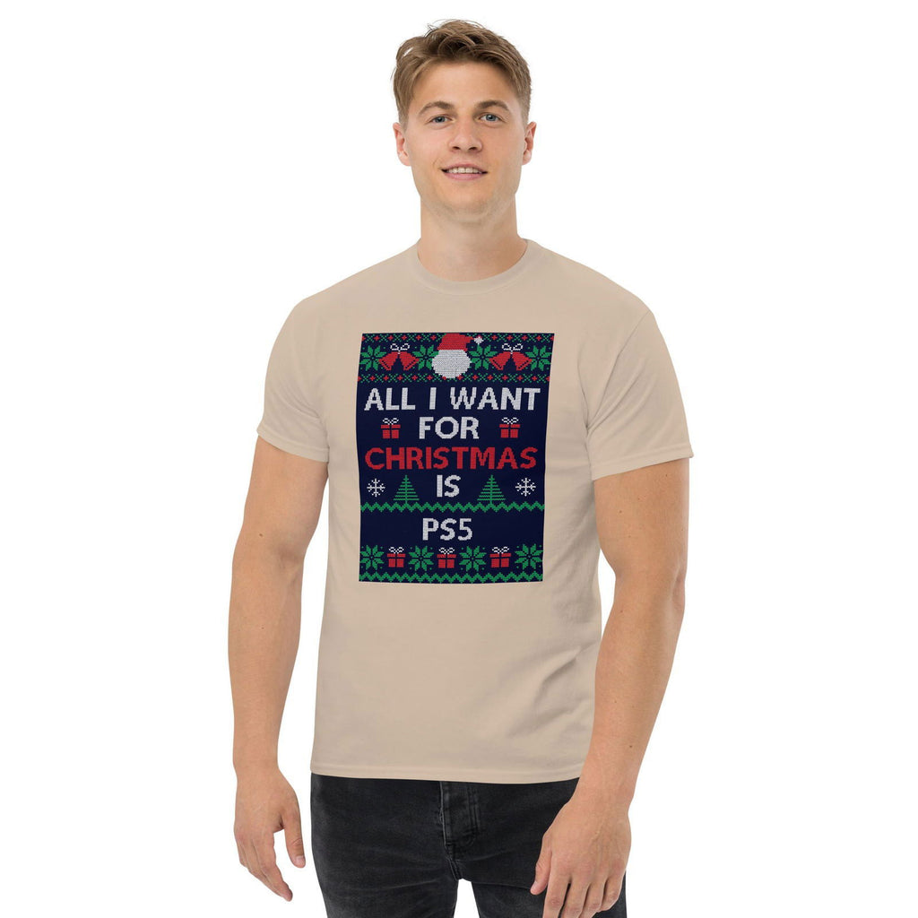 All I Want For Christmas Is PS5 Unisex T-Shirt - Popstar Panda