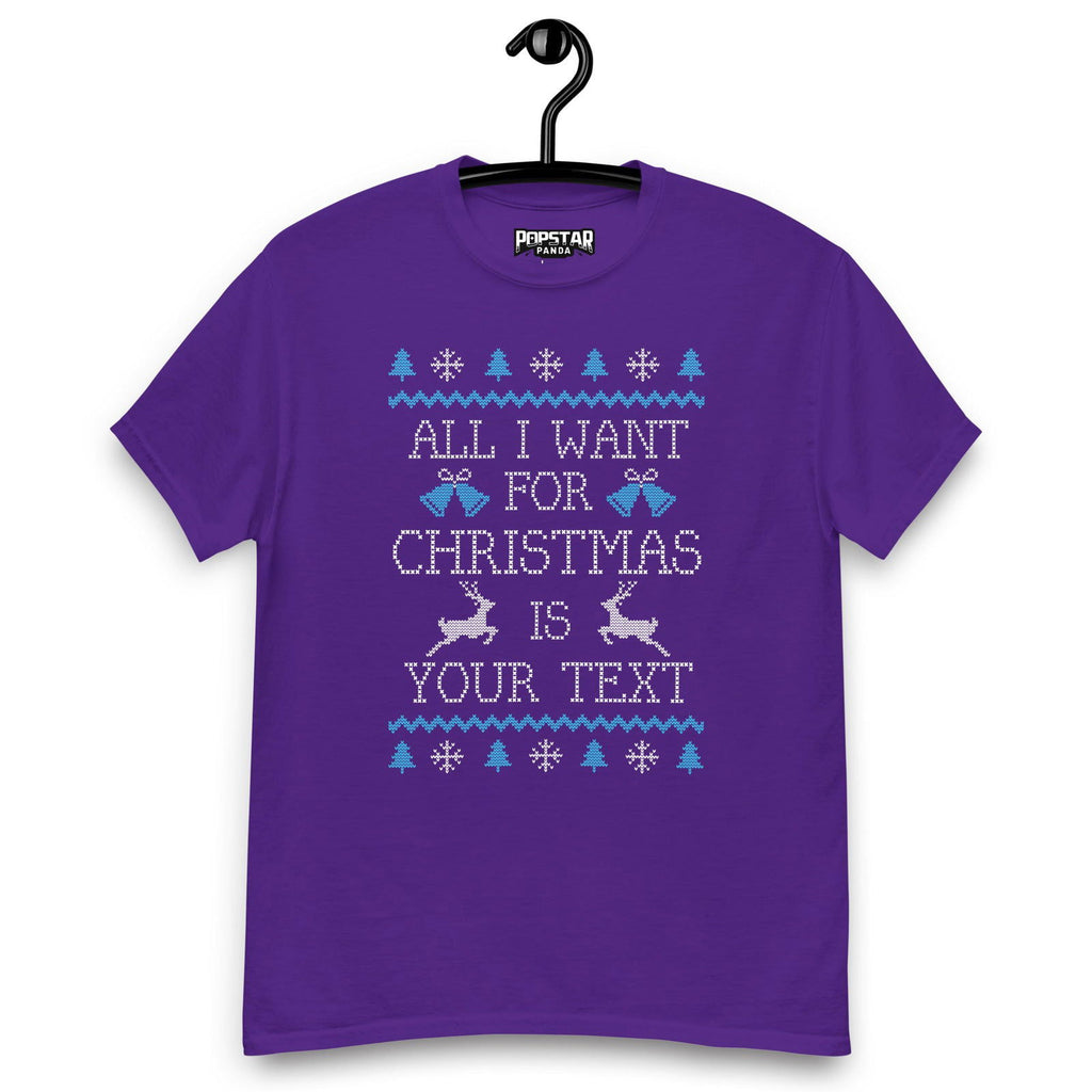 All I Want For Christmas v3 Unisex T-Shirt - Popstar Panda