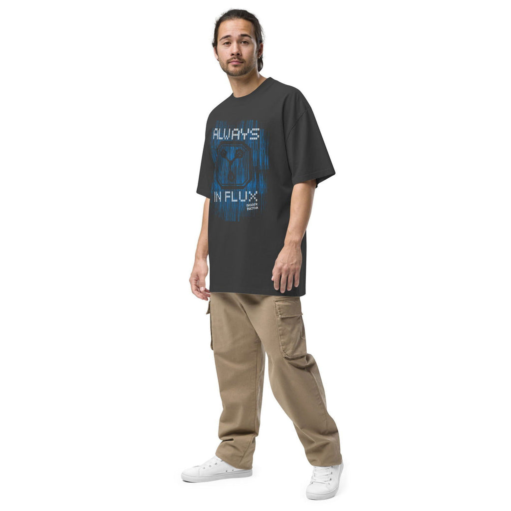 Always In Flux Oversized Faded T-Shirt - Popstar Panda