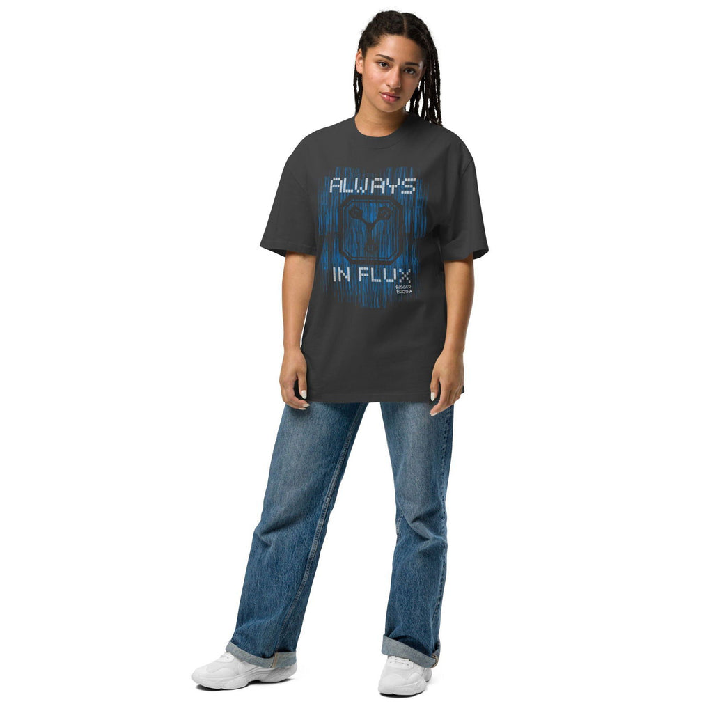 Always In Flux Oversized Faded T-Shirt - Popstar Panda