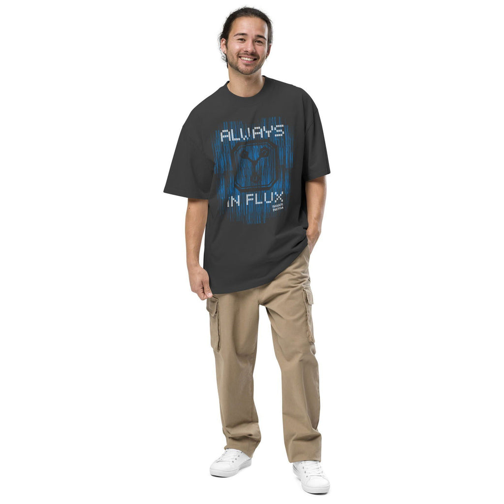 Always In Flux Oversized Faded T-Shirt - Popstar Panda