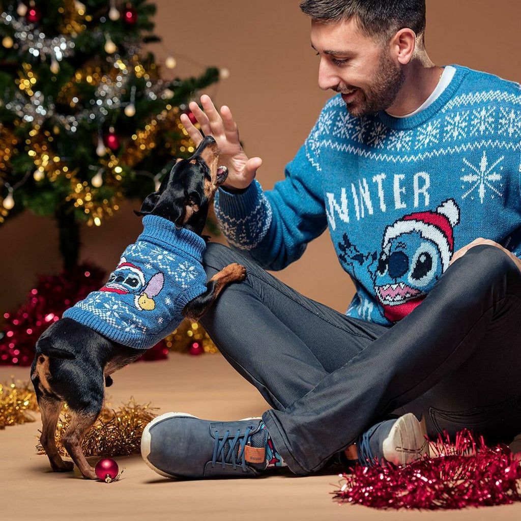 Christmas Jumper Stitch Blue - Popstar Panda