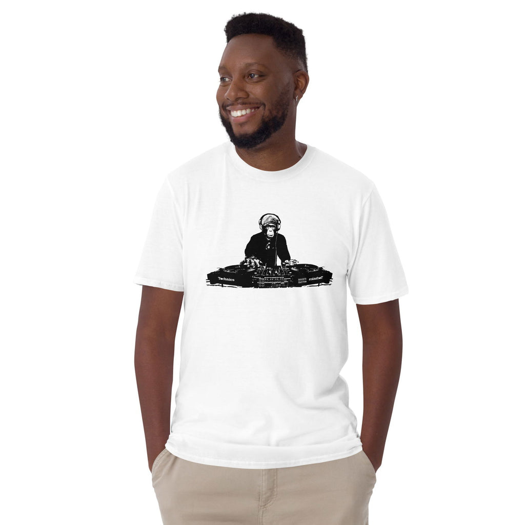 DJ Monkey Tee (Original White) - Popstar Panda