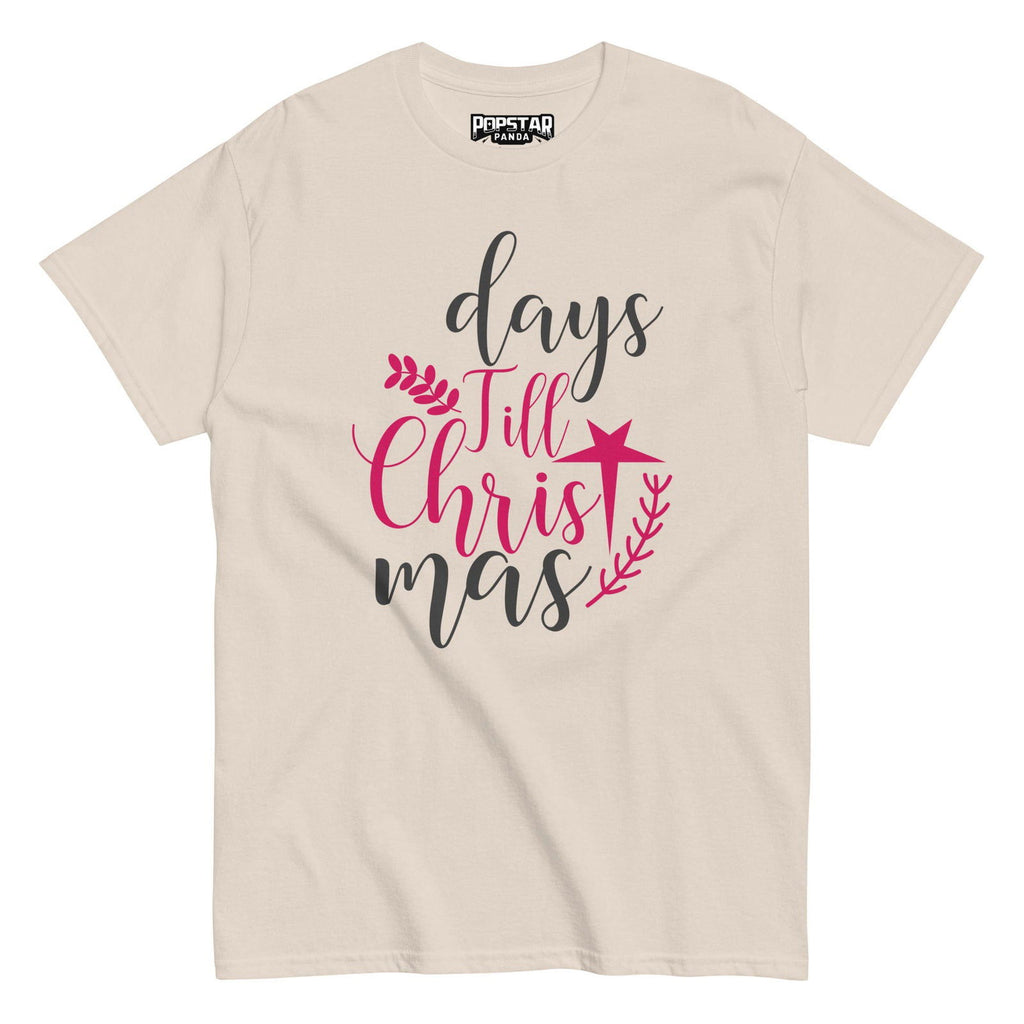 Days Till Christmas Unisex T-Shirt - Popstar Panda