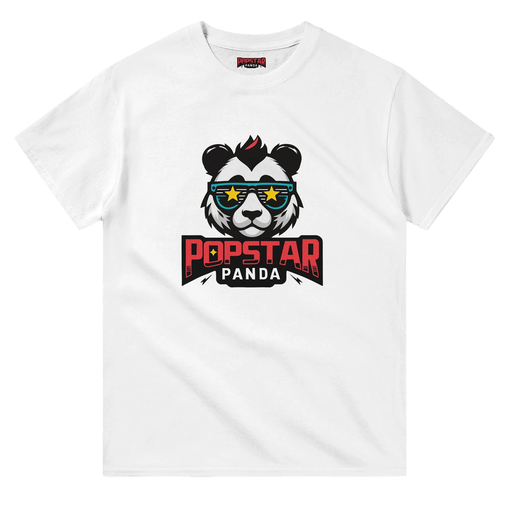 Design Your Own T-Shirt (Change Image) - Heavyweight Crewneck T-Shirt - Popstar Panda
