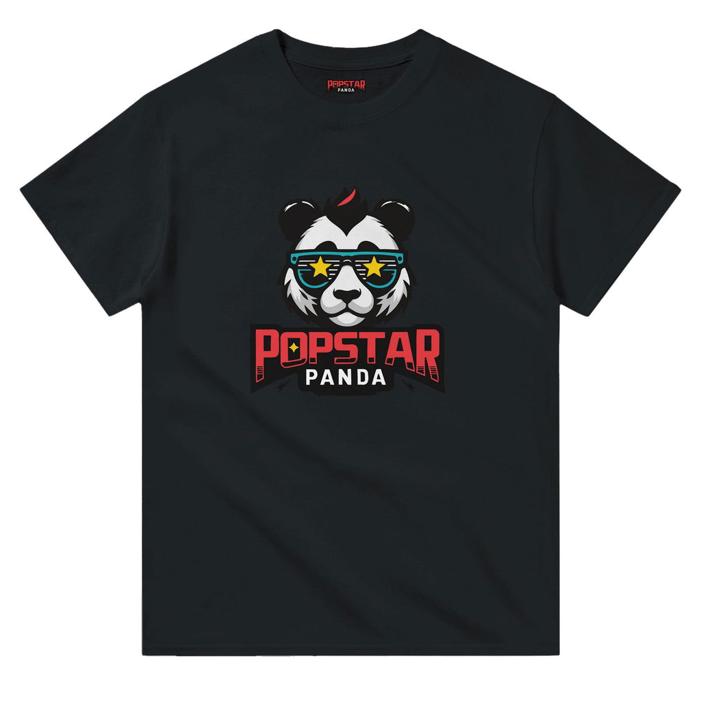 Design Your Own T-Shirt (Change Image) - Heavyweight Crewneck T-Shirt - Popstar Panda