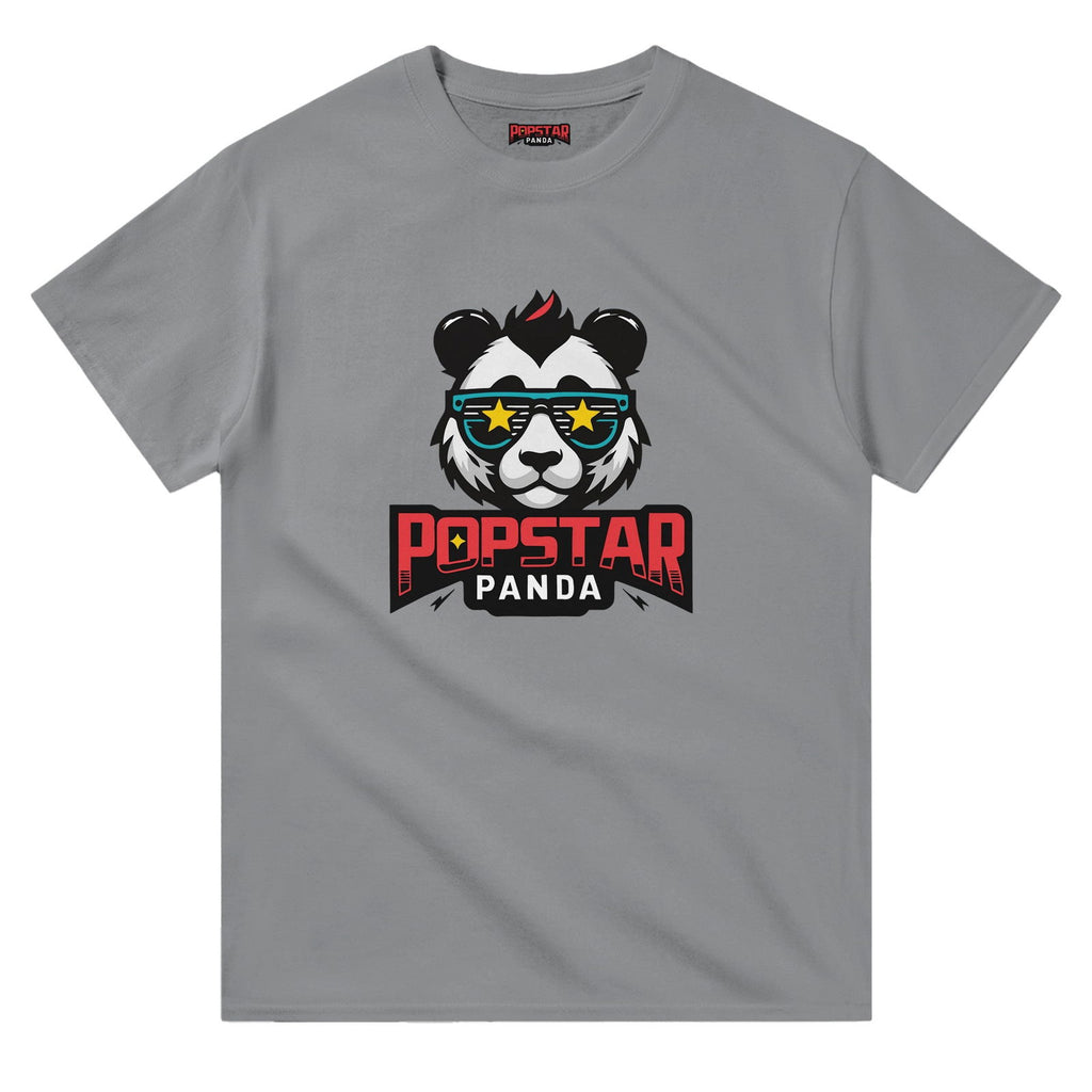 Design Your Own T-Shirt (Change Image) - Heavyweight Crewneck T-Shirt - Popstar Panda