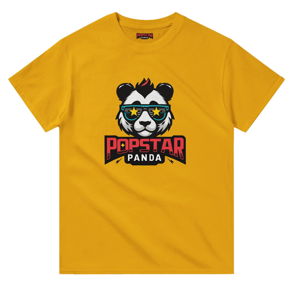 Design Your Own T-Shirt (Change Image) - Heavyweight Crewneck T-Shirt - Popstar Panda