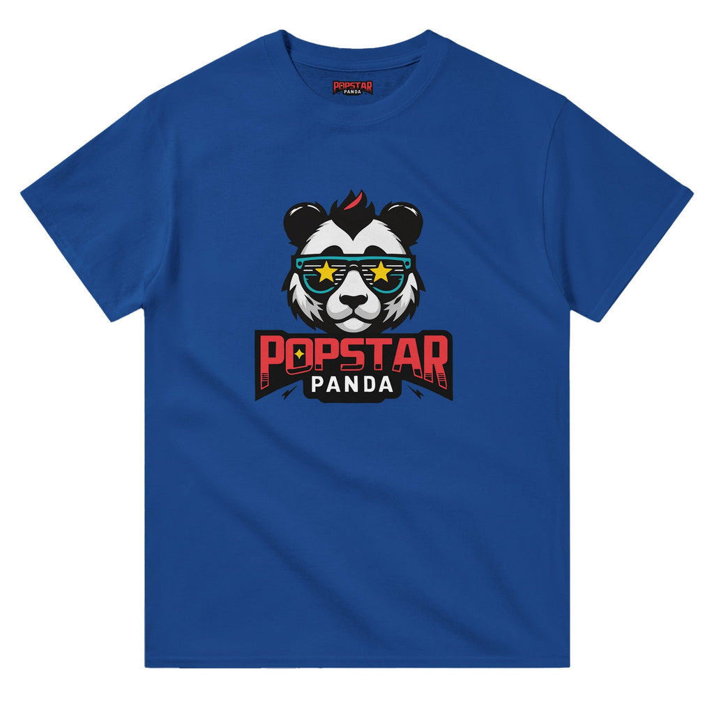 Design Your Own T-Shirt (Change Image) - Heavyweight Crewneck T-Shirt - Popstar Panda