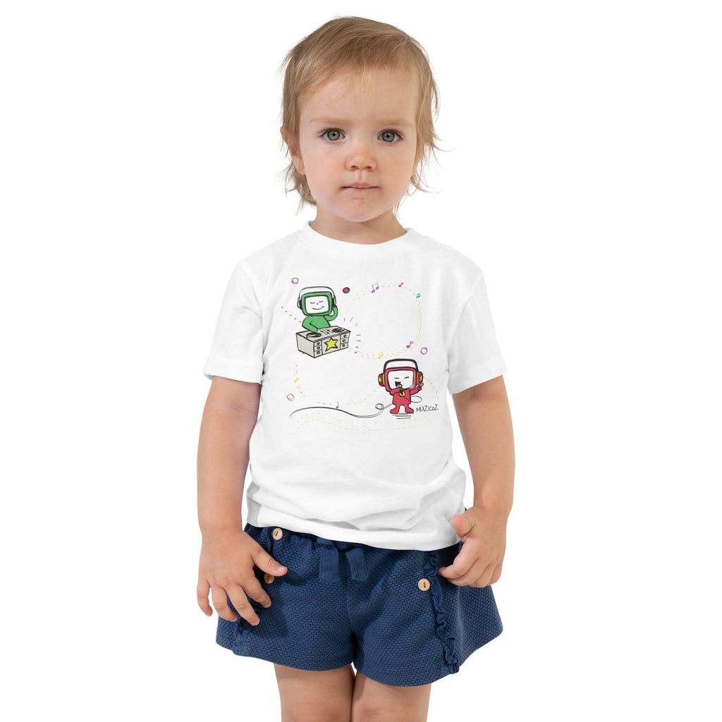Dilo & Nemo (Muzicoz) Toddler Short Sleeve Tee - Popstar Panda