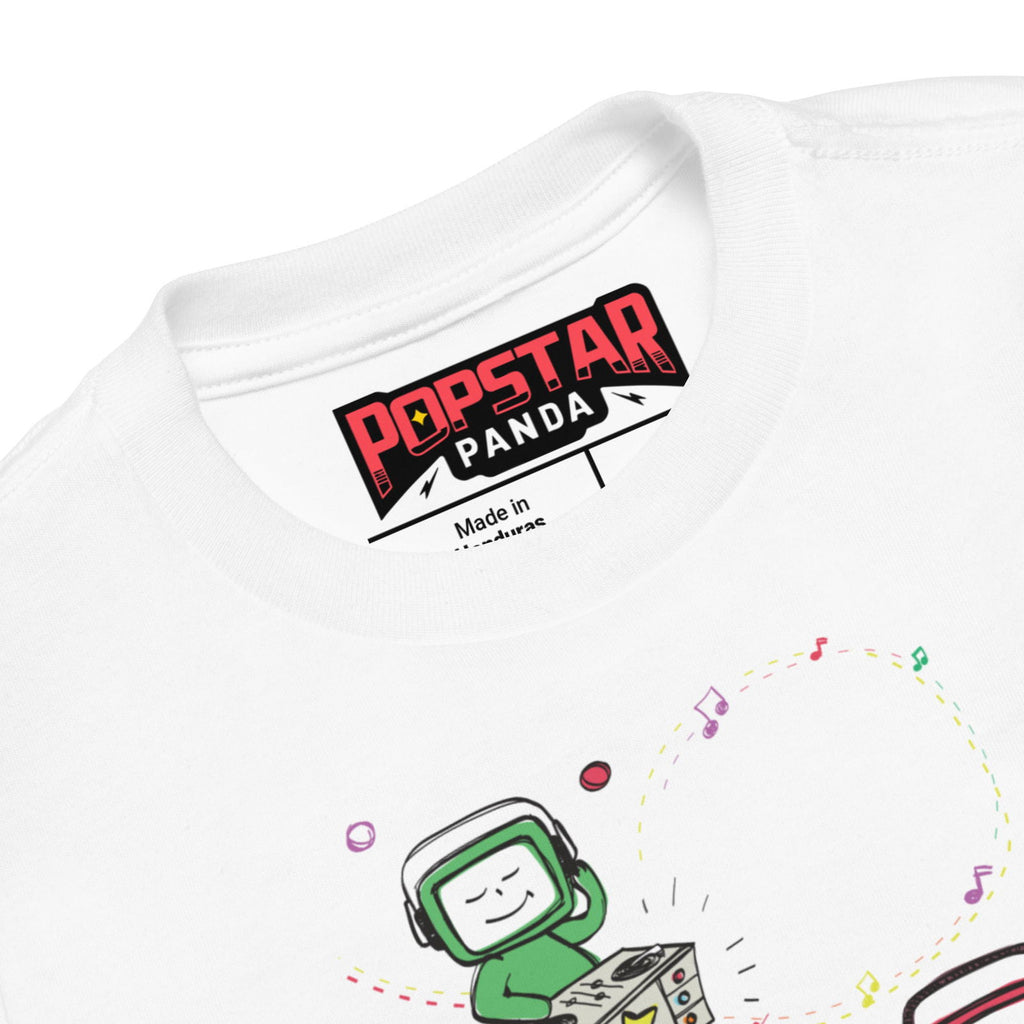 Dilo & Nemo (Muzicoz) Toddler Short Sleeve Tee - Popstar Panda