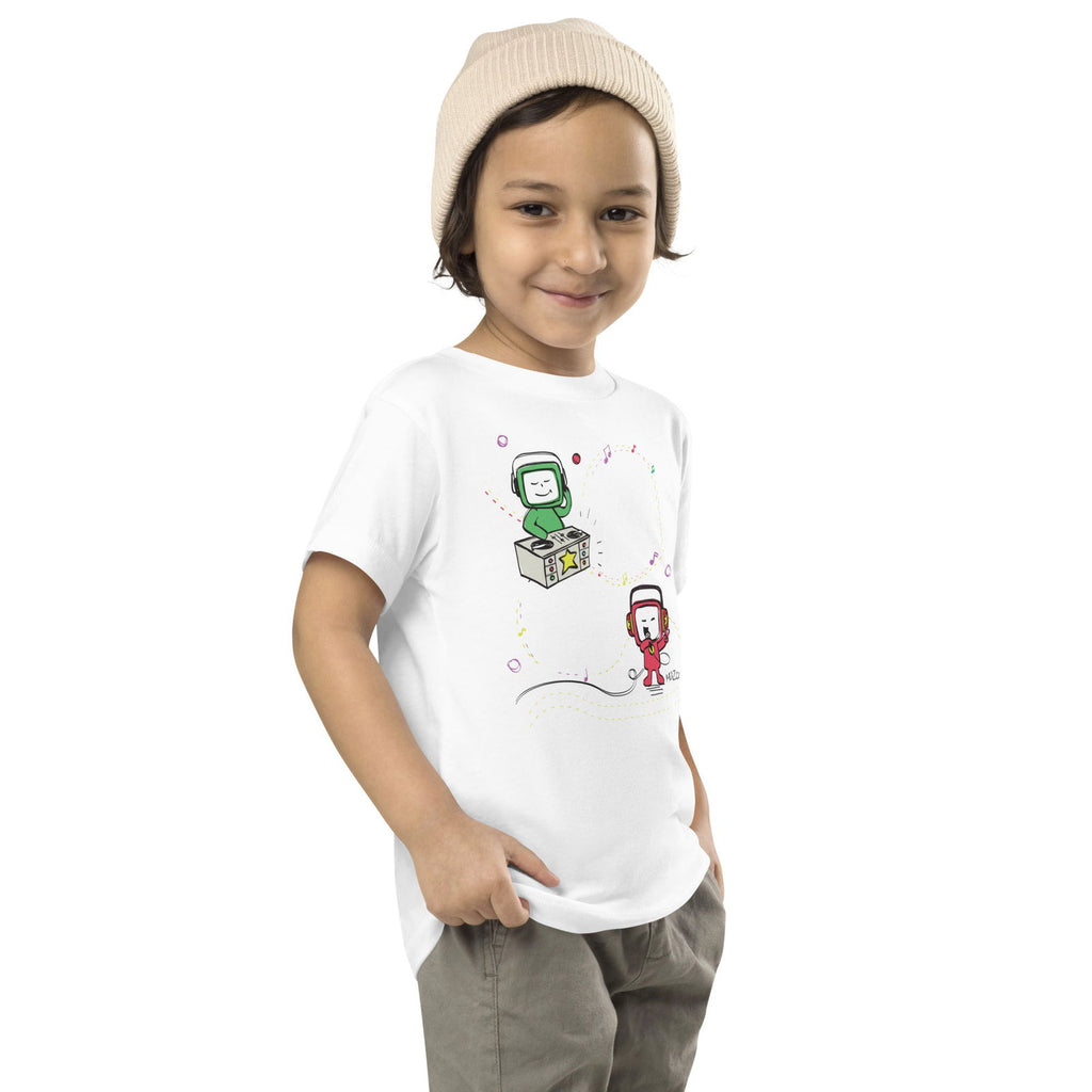 Dilo & Nemo (Muzicoz) Toddler Short Sleeve Tee - Popstar Panda