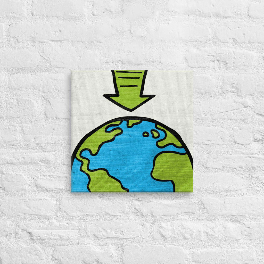 Down to Earth Canvas - Popstar Panda - 