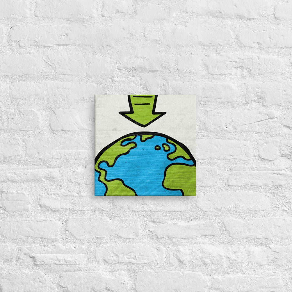 Down to Earth Canvas - Popstar Panda - 