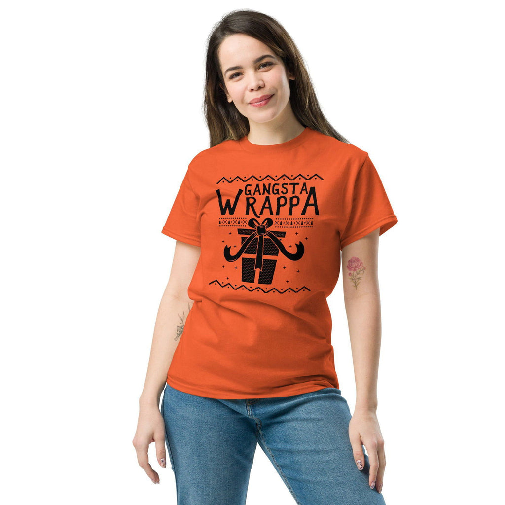 Gangsta Wrappa Christmas Unisex T-Shirt - Popstar Panda