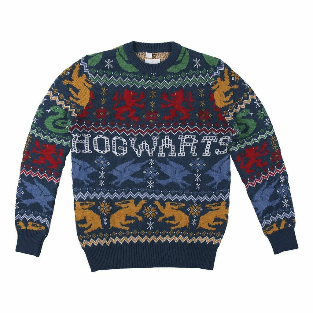 Harry Potter Christmas Jumper Blue - Popstar Panda