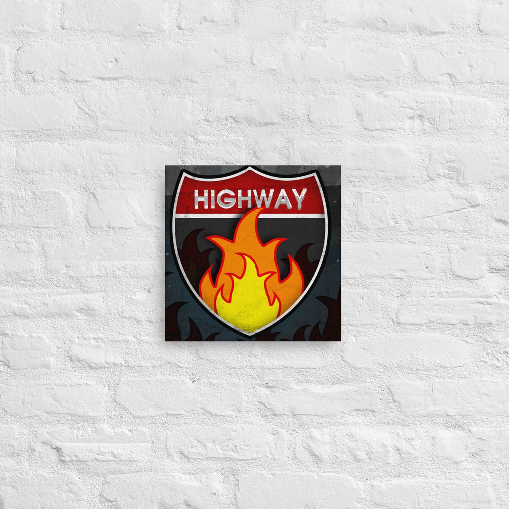 Highway to Hell Canvas - Popstar Panda - 
