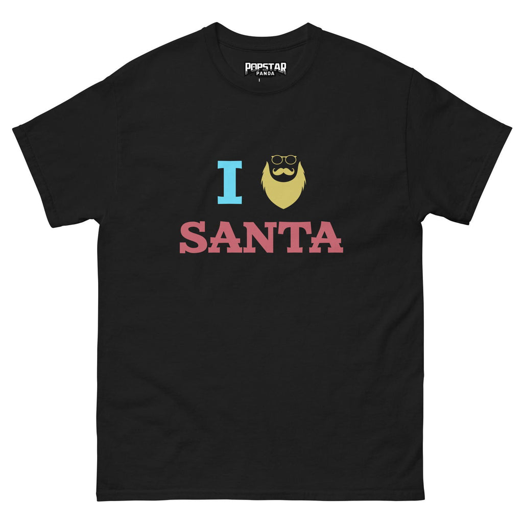 I Love Santa V2 Unisex T-Shirt - Popstar Panda
