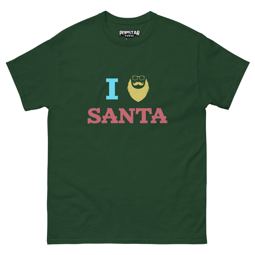 I Love Santa V2 Unisex T-Shirt - Popstar Panda