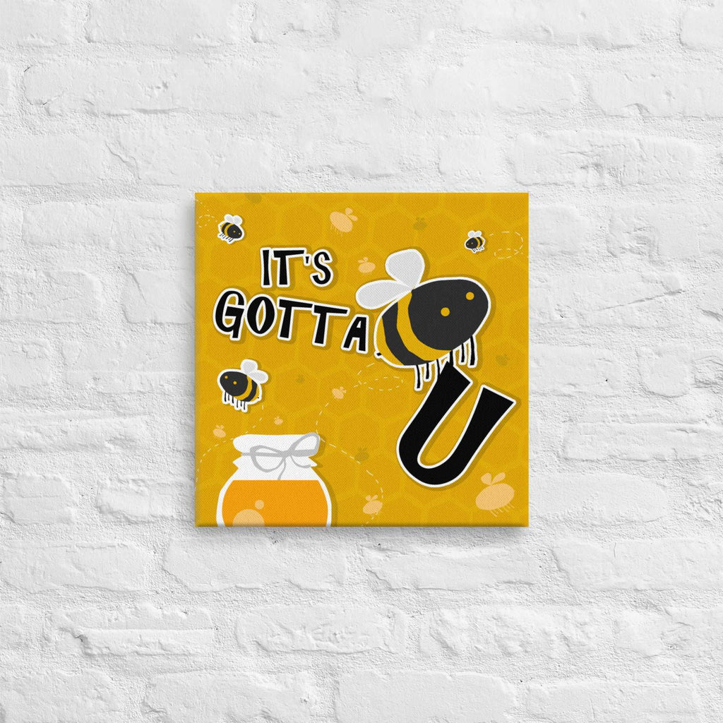 It's Got To Bee U Canvas - Popstar Panda - 