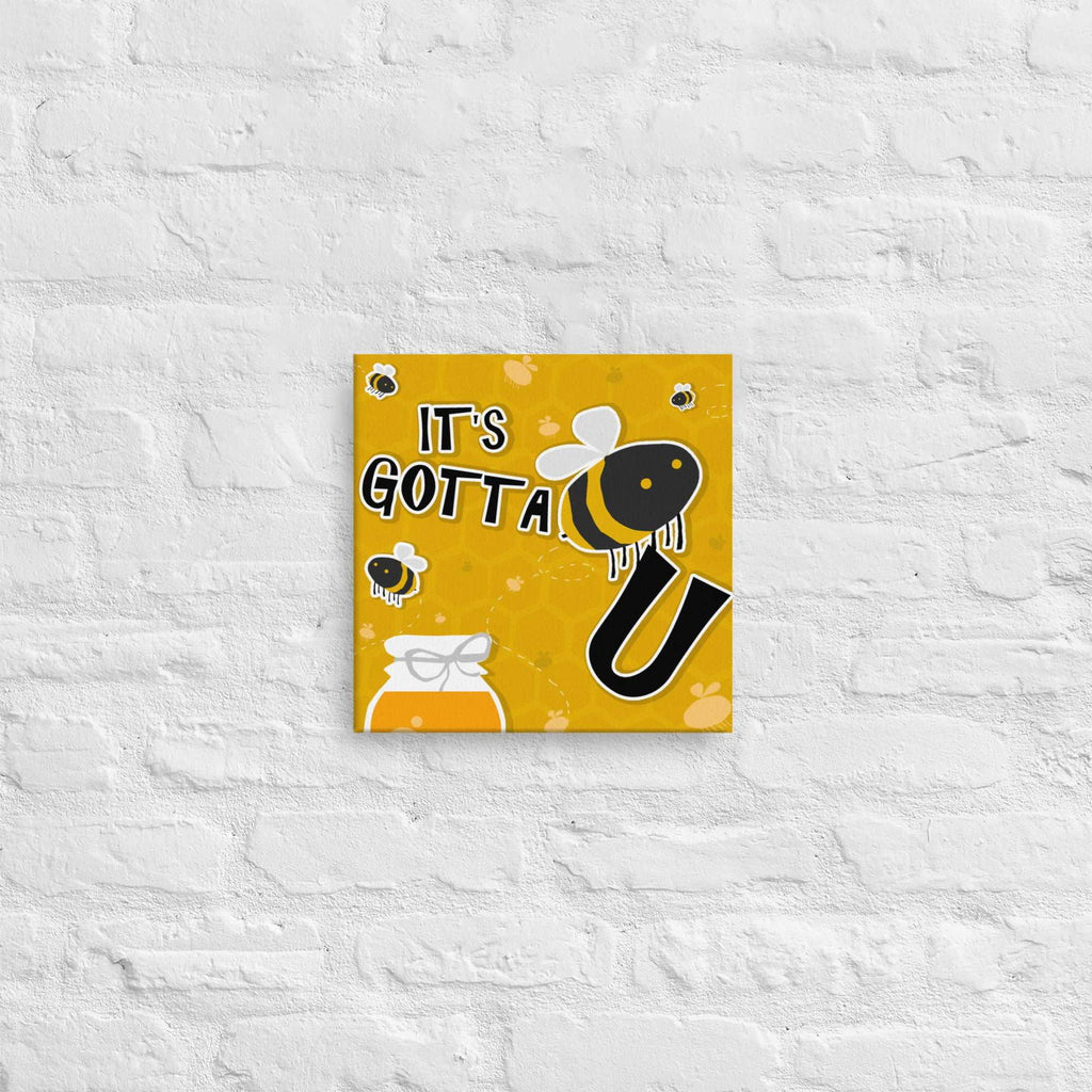 It's Got To Bee U Canvas - Popstar Panda - 