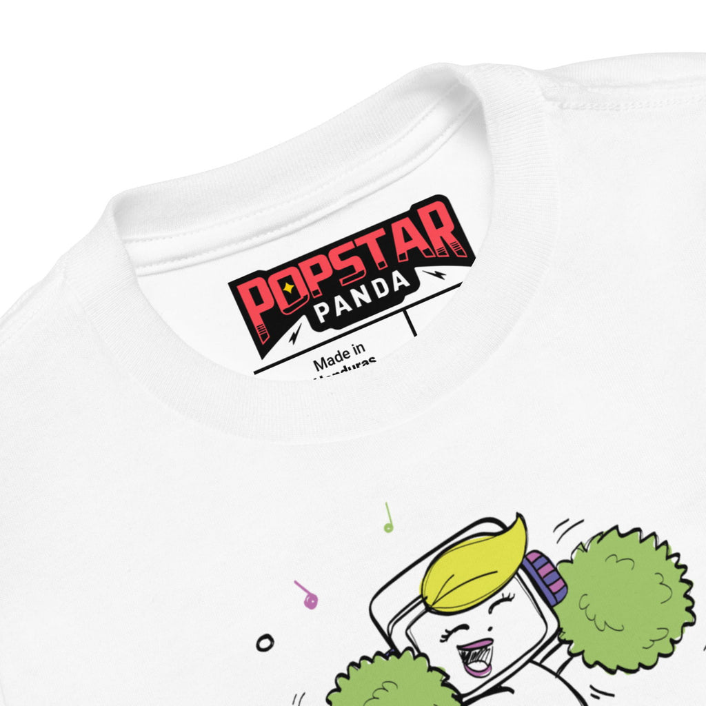 Jee (Muzicoz) Cheerleader Toddler Short Sleeve Tee - Popstar Panda