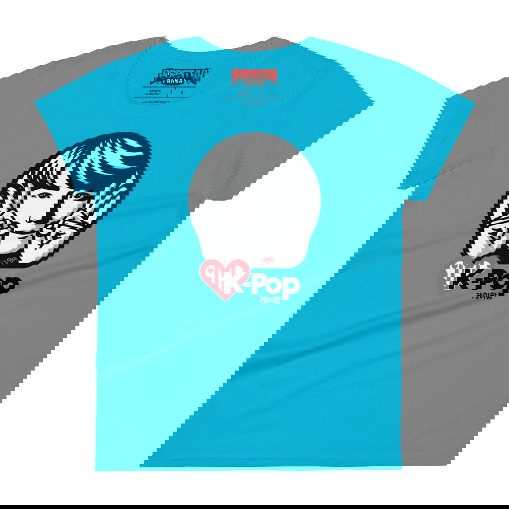 K-Pop Male iCon Women's Short Sleeve T-Shirt - Popstar Panda - 