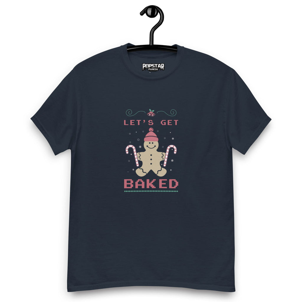 Let's Get Baked Christmas Unisex T-Shirt - Popstar Panda