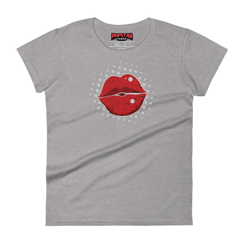 Lips iCON Women's Short Sleeve T-Shirt - Popstar Panda - 