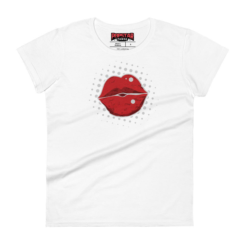 Lips iCON Women's Short Sleeve T-Shirt - Popstar Panda - 