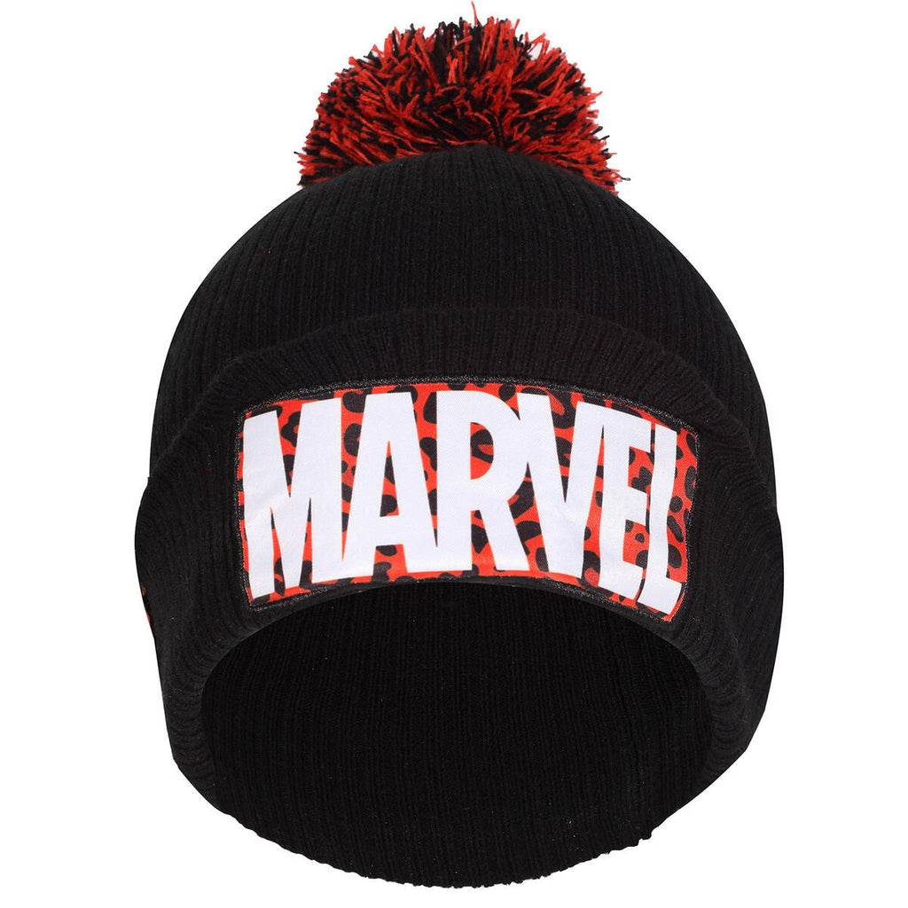 Marvel Leopard Logo Hat Black - Popstar Panda