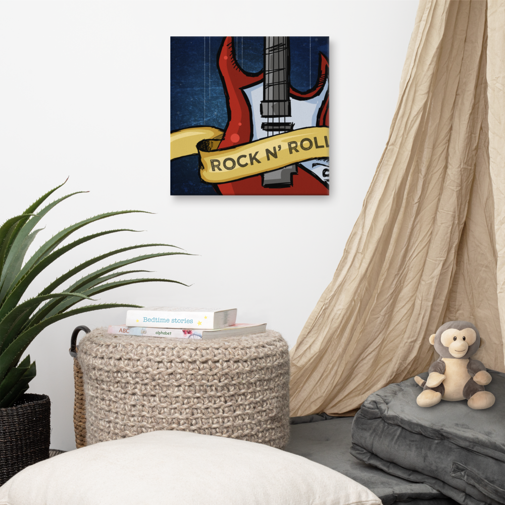 Rock n Roll Canvas - Popstar Panda