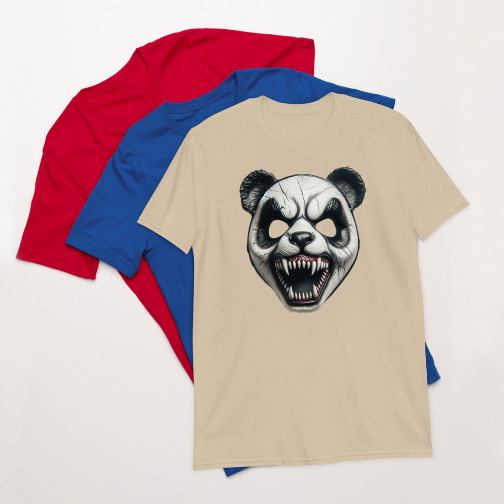 Scary Vampire Panda Short-Sleeve Unisex T-Shirt - Popstar Panda