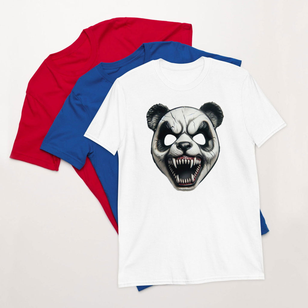 Scary Vampire Panda Short-Sleeve Unisex T-Shirt - Popstar Panda
