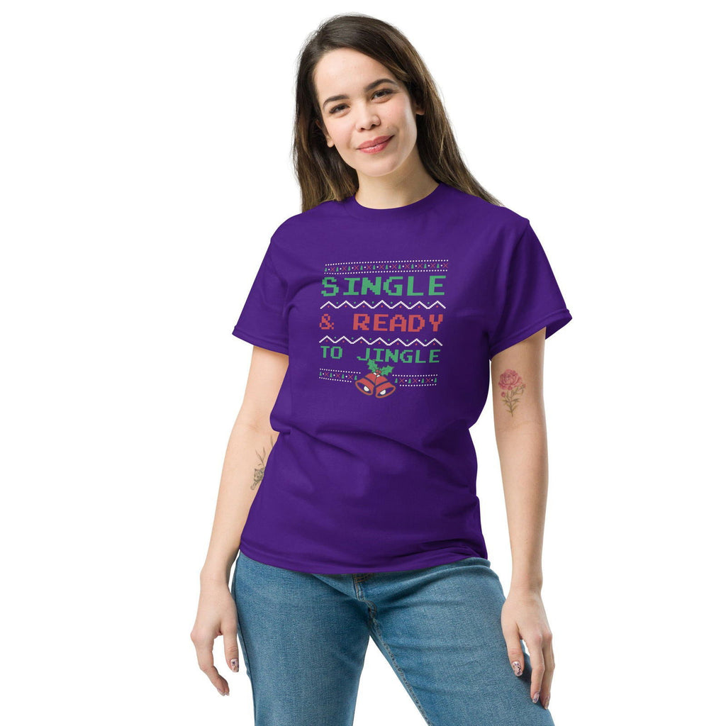 Single And Ready To Jingle v2 Unisex T-Shirt - Popstar Panda