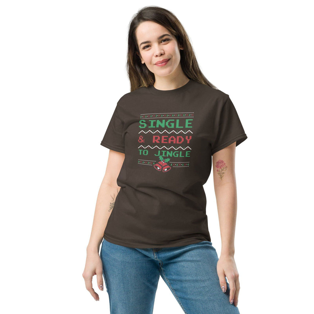 Single And Ready To Jingle v2 Unisex T-Shirt - Popstar Panda
