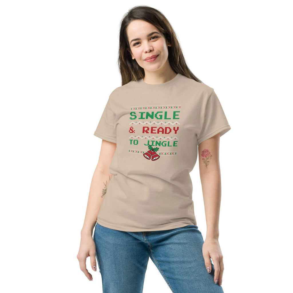 Single And Ready To Jingle v2 Unisex T-Shirt - Popstar Panda