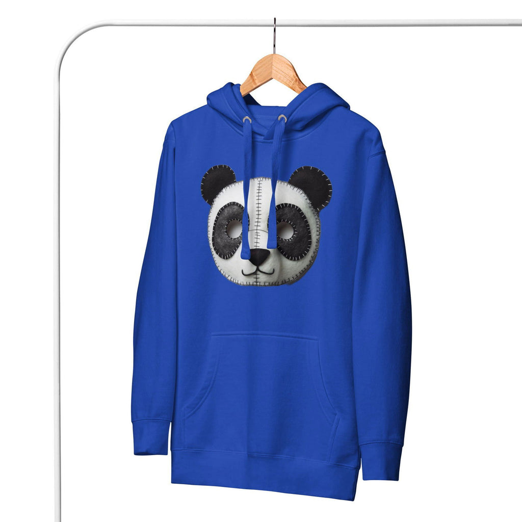 Stitched Panda Face Unisex Hoodie - Popstar Panda