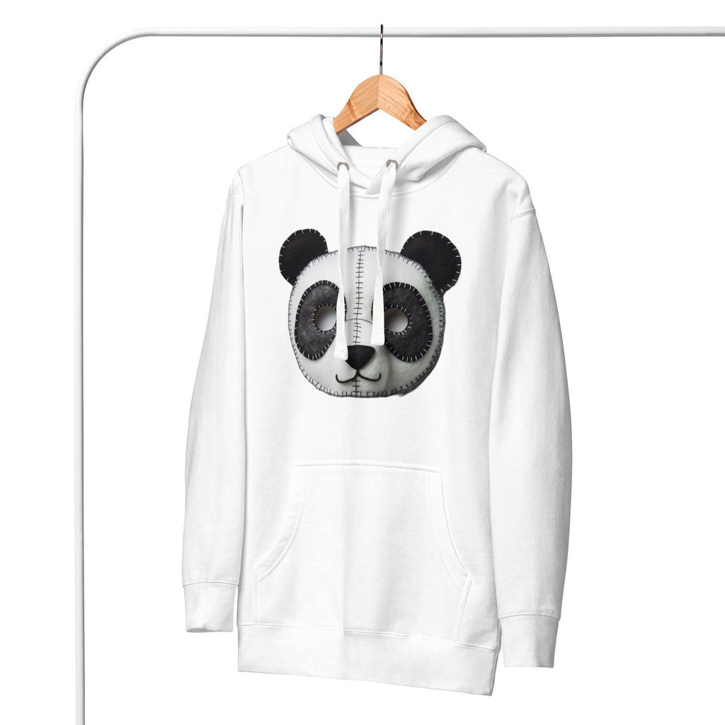 Stitched Panda Face Unisex Hoodie - Popstar Panda