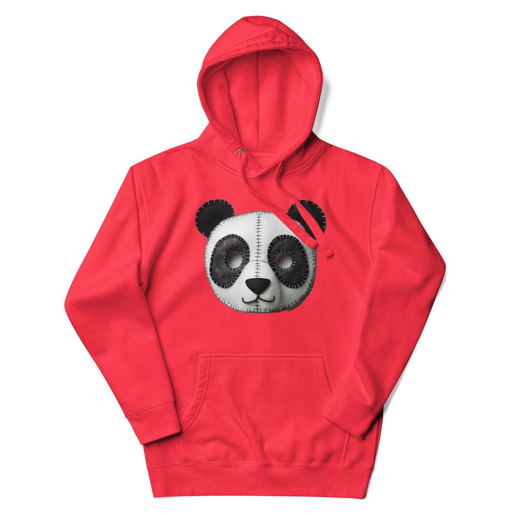 Stitched Panda Face Unisex Hoodie - Popstar Panda