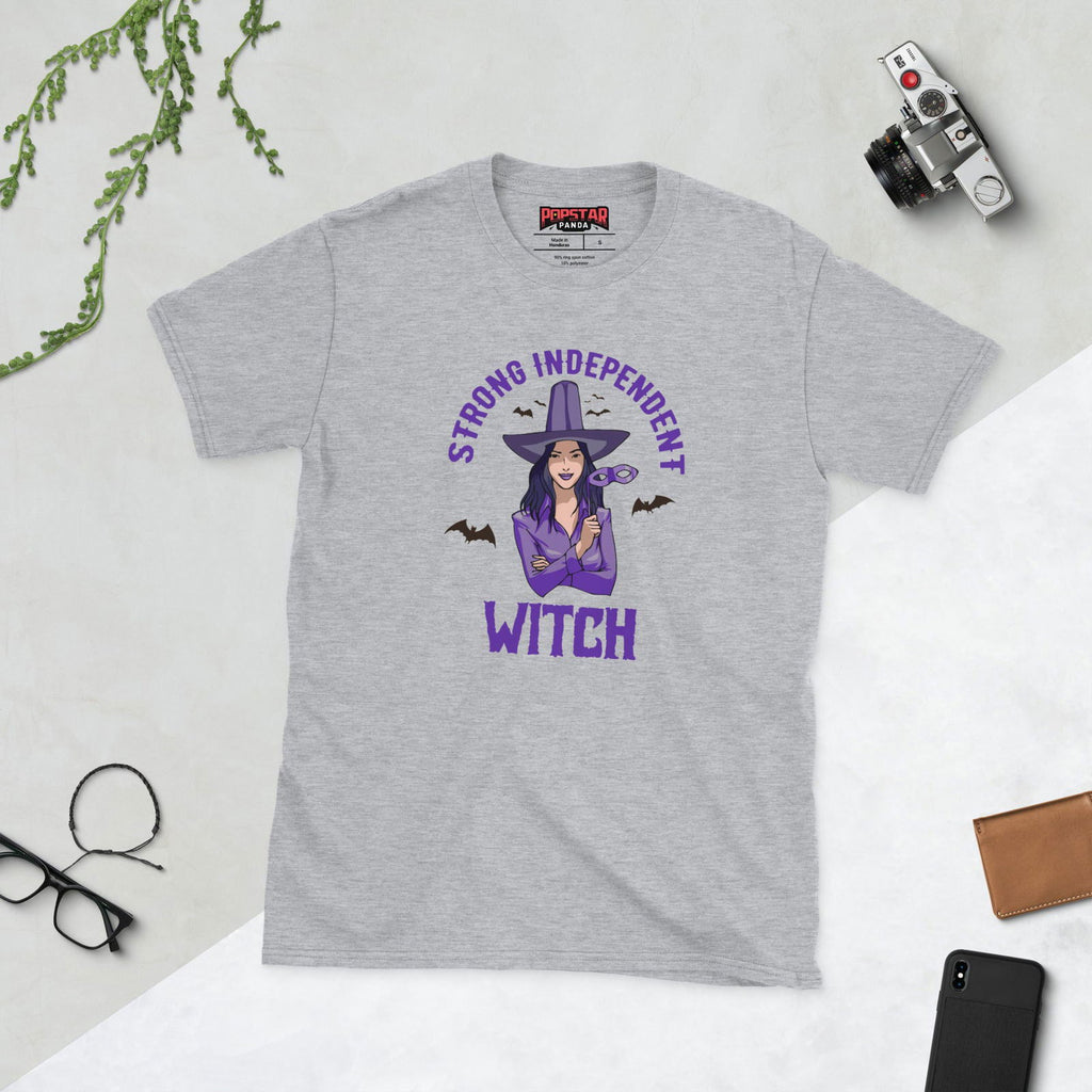 Strong Independent Witch Short-Sleeve Unisex T-Shirt - Popstar Panda