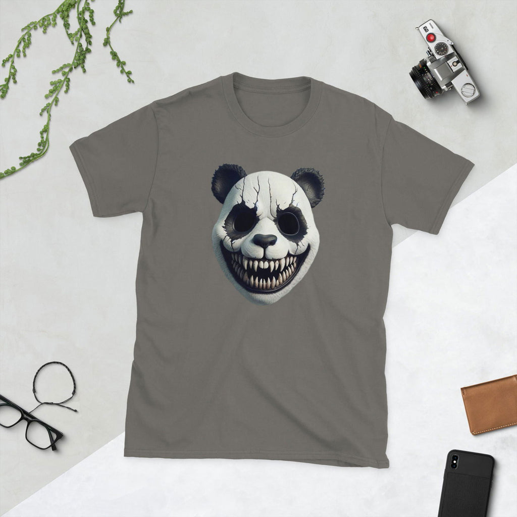 Why So Scared Panda Short-Sleeve Unisex T-Shirt - Popstar Panda