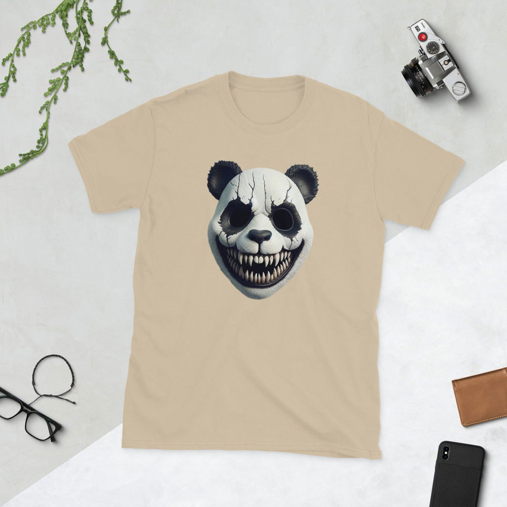 Why So Scared Panda Short-Sleeve Unisex T-Shirt - Popstar Panda