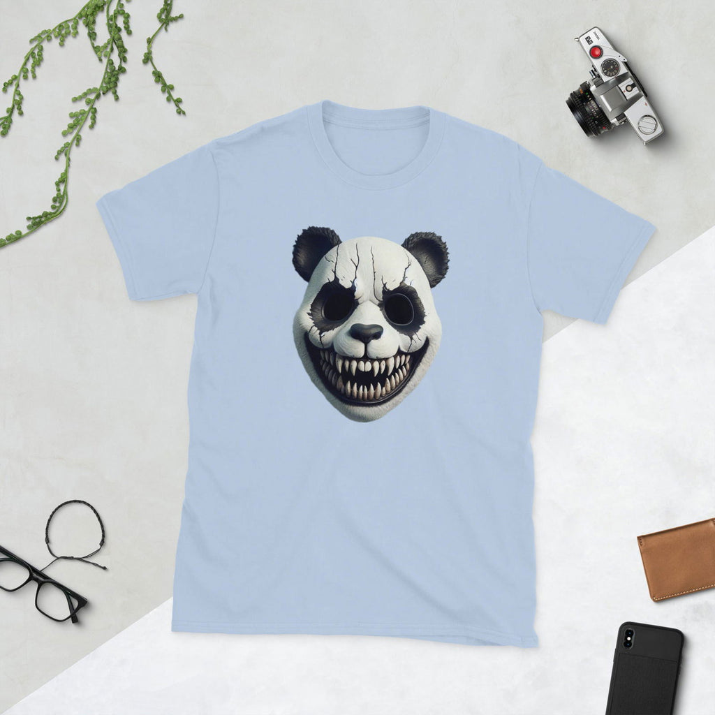 Why So Scared Panda Short-Sleeve Unisex T-Shirt - Popstar Panda