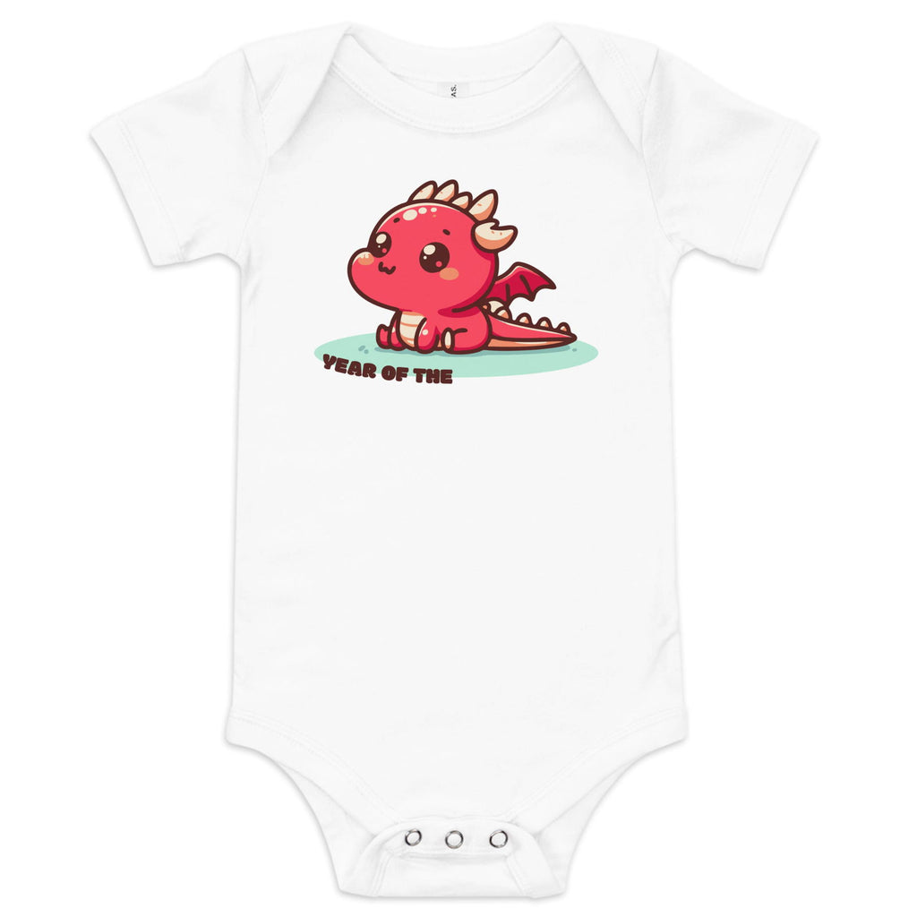 Year of the Dragon Baby short sleeve one piece - Popstar Panda - 