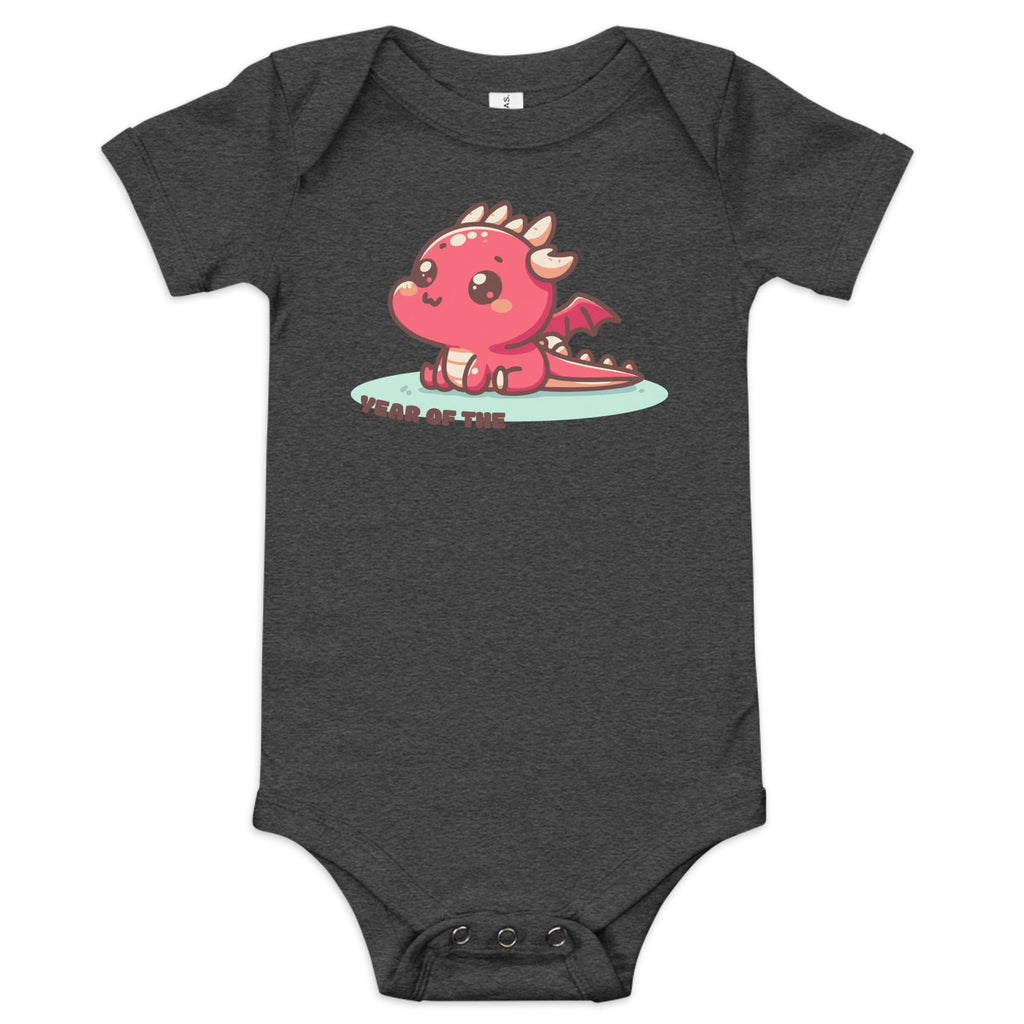 Year of the Dragon Baby short sleeve one piece - Popstar Panda - 